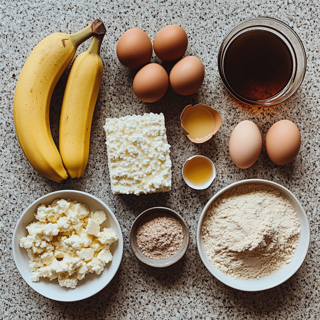 The Best Cottage Cheese Banana Bread Recipe (Gluten-Free + Moist & Easy) 6 Ingredients for cottage cheese banana bread recipe