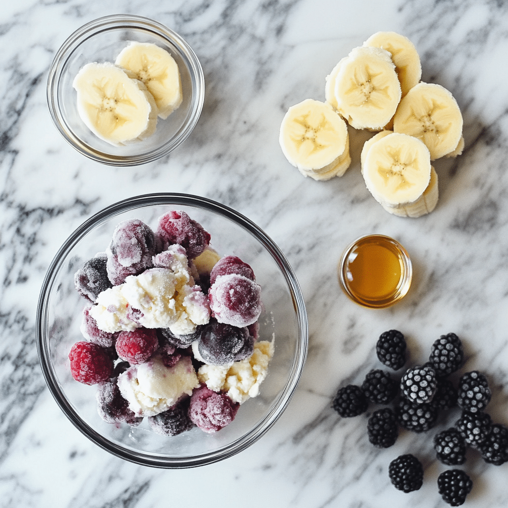 Berry Cottage Cheese Ice Cream: The Ultimate Healthy & Creamy Treat You’ll Crave 6 Ingredients for berry cottage cheese ice cream