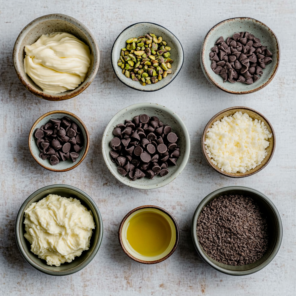 How to Make a Homemade Dubai Pistachio Chocolate Bar That’s Irresistible 6 ingredients for homemade Dubai pistachio chocolate bar