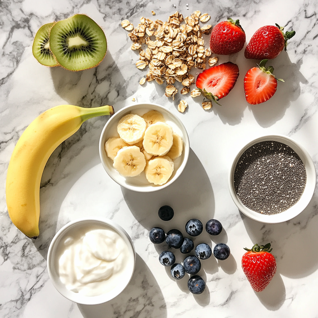 Colorful Bowl Frutas y Granola: Taste the Joy! 6 Assembling a colorful fruit and granola bowl