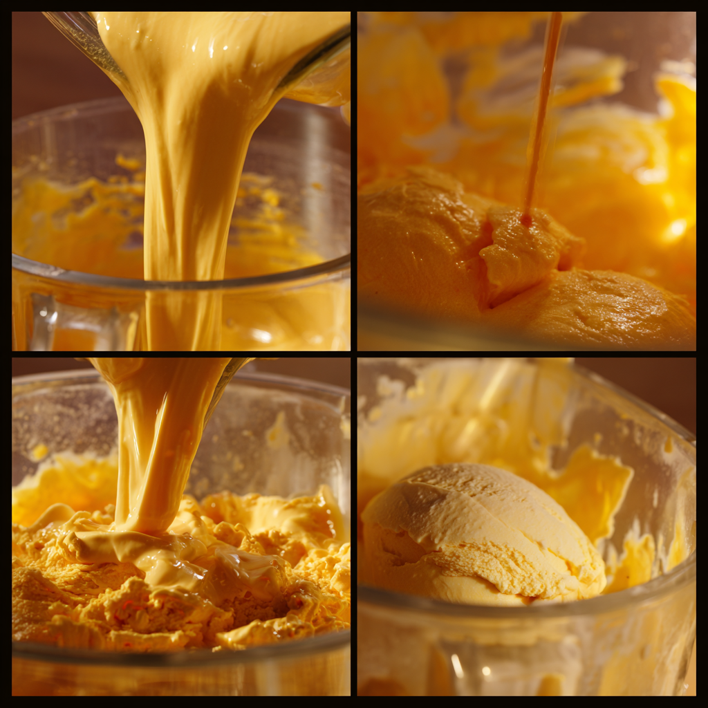 orange-creamsicle-blending-process.jpg Blending and preparing orange creamsicle step-by-step