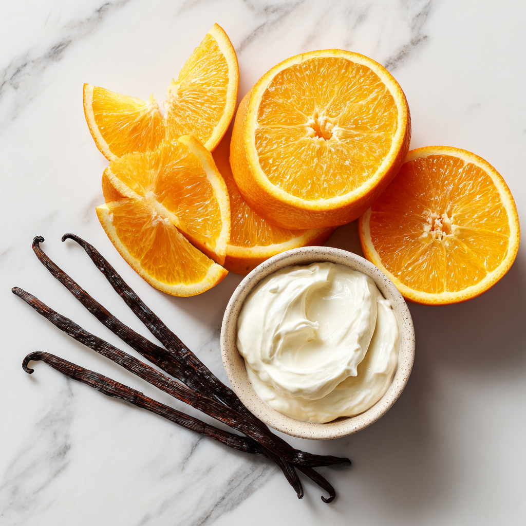 orange-creamsicle-ingredients.jpg Ingredients for a homemade orange creamsicle recipe