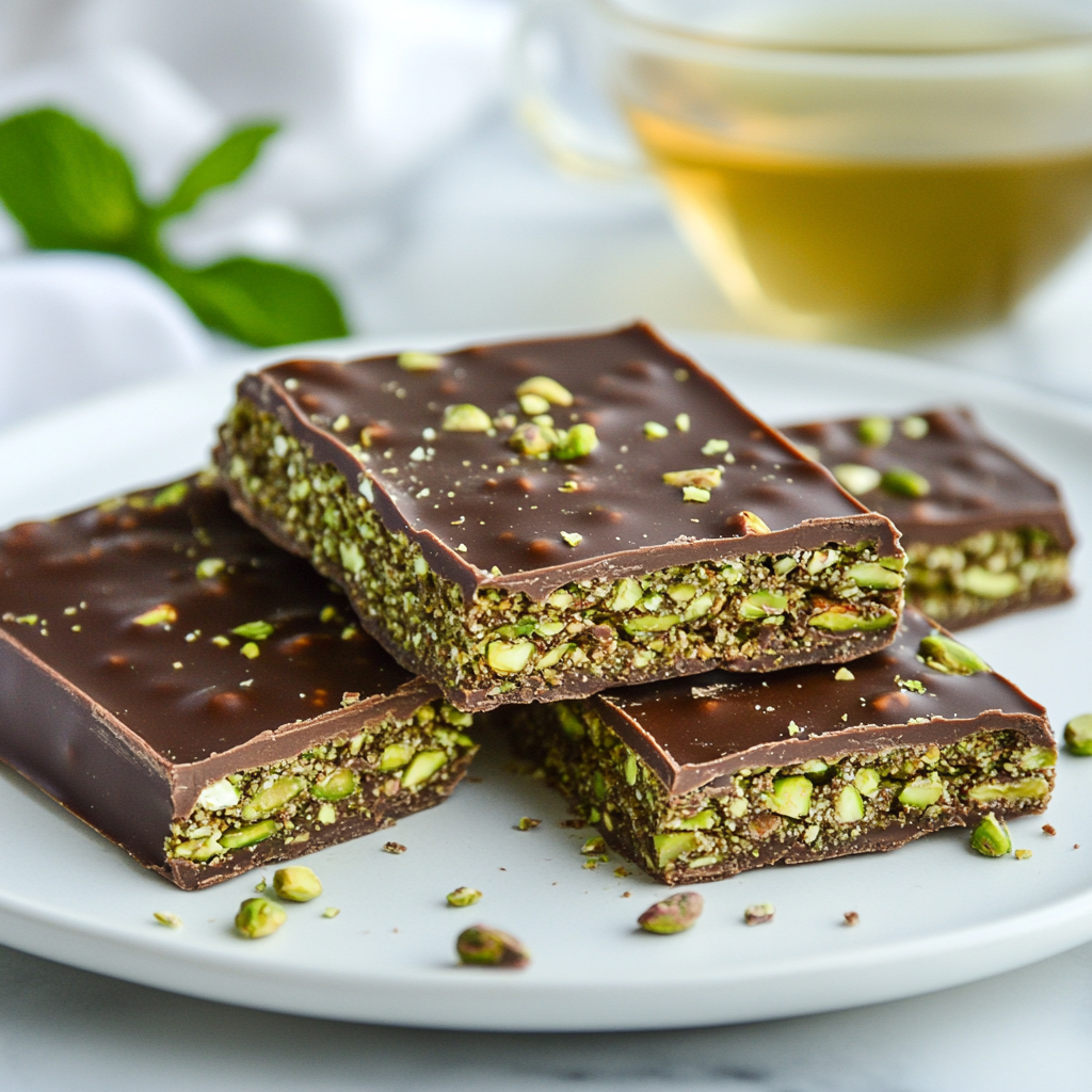 How to Make a Homemade Dubai Pistachio Chocolate Bar That’s Irresistible 9 serving homemade Dubai pistachio chocolate bar