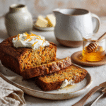 Carrot Cake Sourdough Bread Recipe: The Ultimate Moist & Tangy Bake 7 Serving carrot cake sourdough bread with toppings