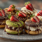Tiramisu Sandwich Cookies: A Delightful Twist! 6 Assorted tiramisu sandwich cookies on a serving platter