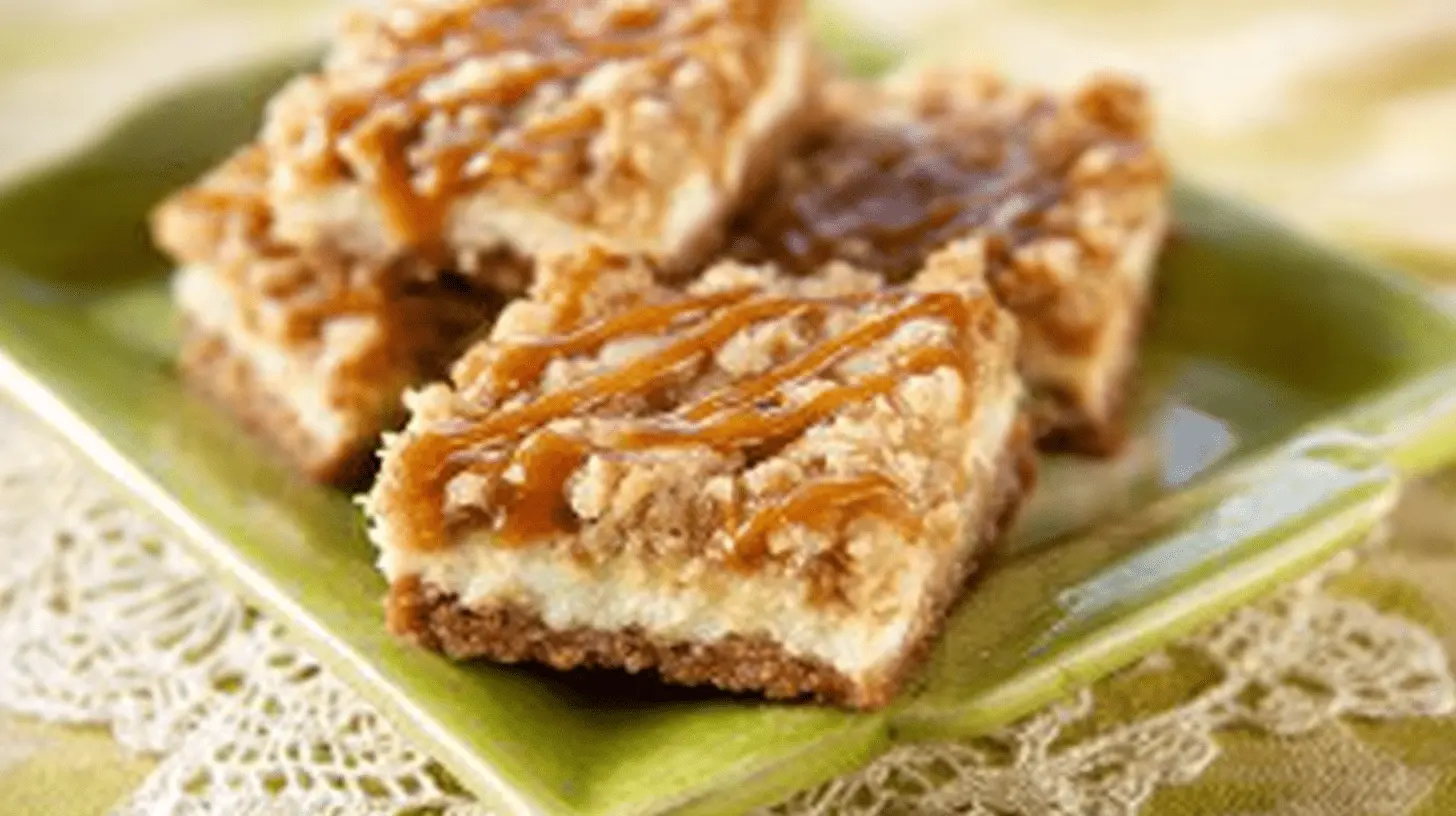 Irresistible Caramel Apple Cheesecake Bars Recipe