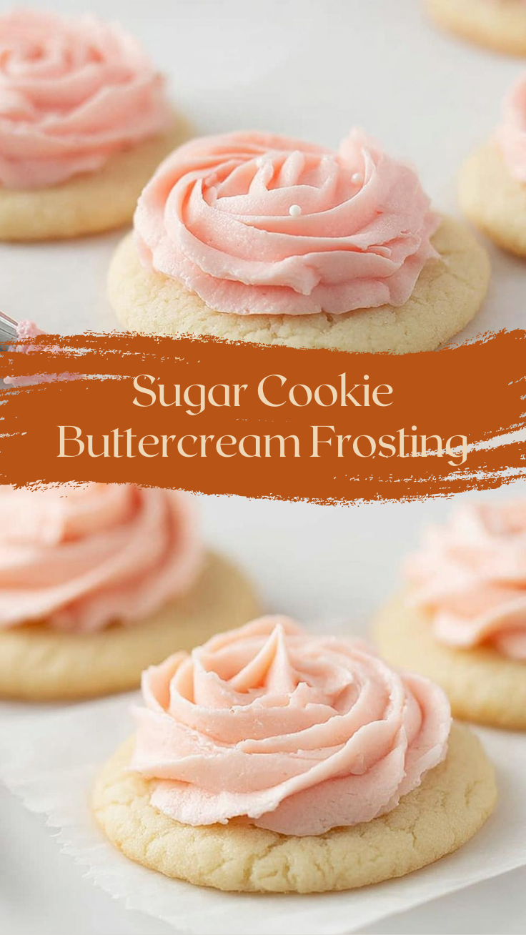 Creamy Sugar Cookie Buttercream Frosting Recipe