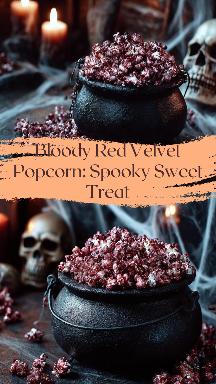 Bloody Red Velvet Popcorn: A Spooky-Sweet Treat You’ll Crave