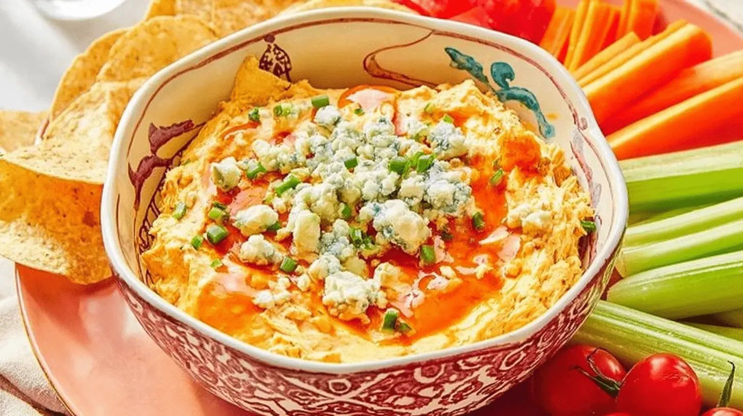 Easy Crock Pot Buffalo Chicken Dip Recipe